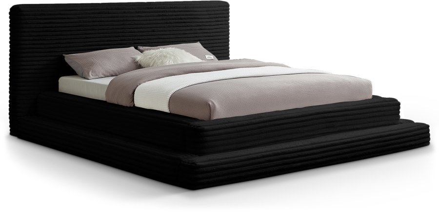 Drew Corduroy Fabric Upholstered Bed