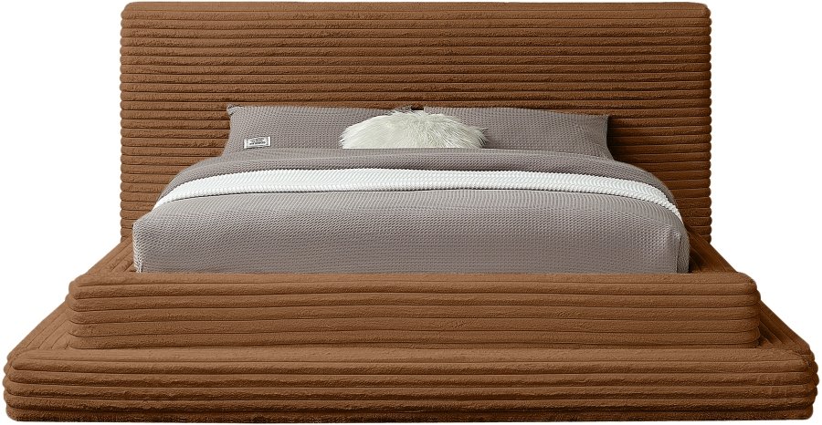 Drew Corduroy Fabric Upholstered Bed - Image 3