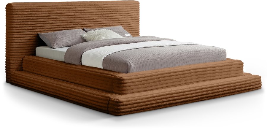 Drew Corduroy Fabric Upholstered Bed