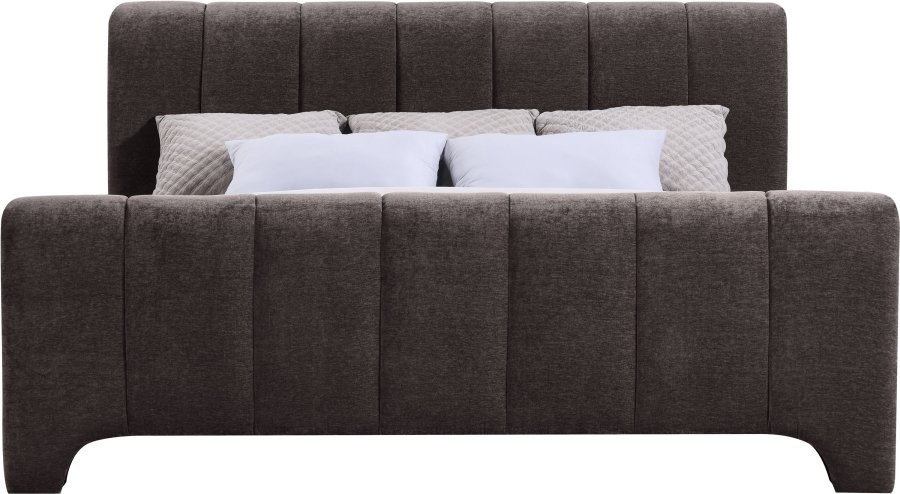 Camila Chenille Fabric Upholstered Bed - Image 3