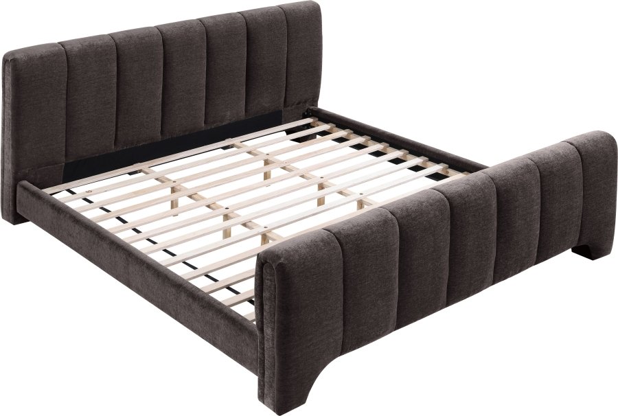 Camila Chenille Fabric Upholstered Bed - Image 7