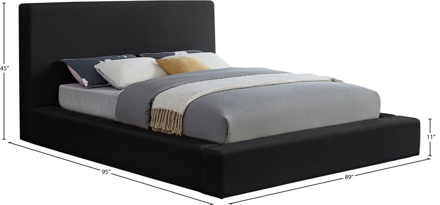 Dorian Velvet Upholstered Bed - Image 7