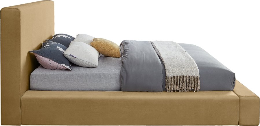 Dorian Velvet Upholstered Bed - Image 4