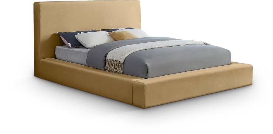 Dorian Velvet Upholstered Bed
