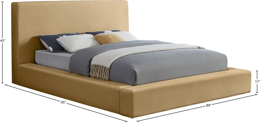 Dorian Velvet Upholstered Bed - Image 7