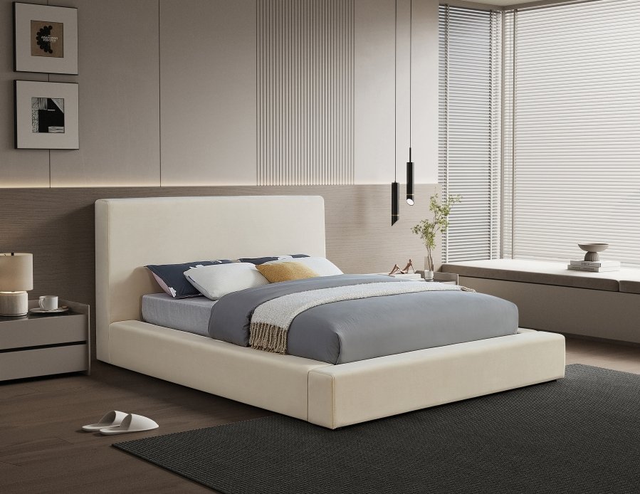 Dorian Velvet Upholstered Bed - Image 2