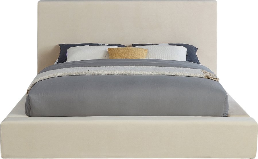 Dorian Velvet Upholstered Bed - Image 3