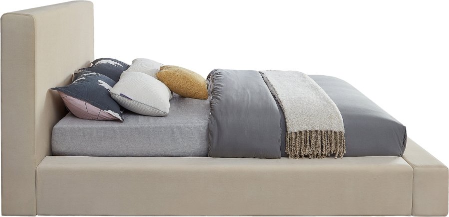 Dorian Velvet Upholstered Bed - Image 4