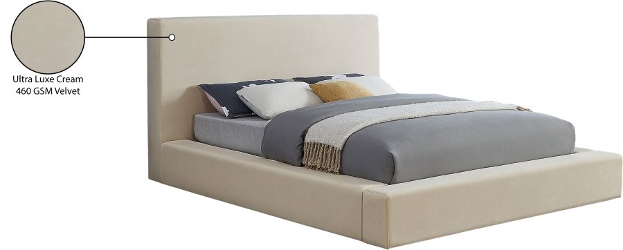 Dorian Velvet Upholstered Bed - Image 8
