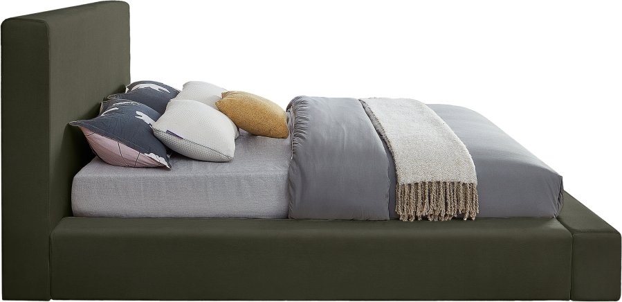 Dorian Velvet Upholstered Bed - Image 4