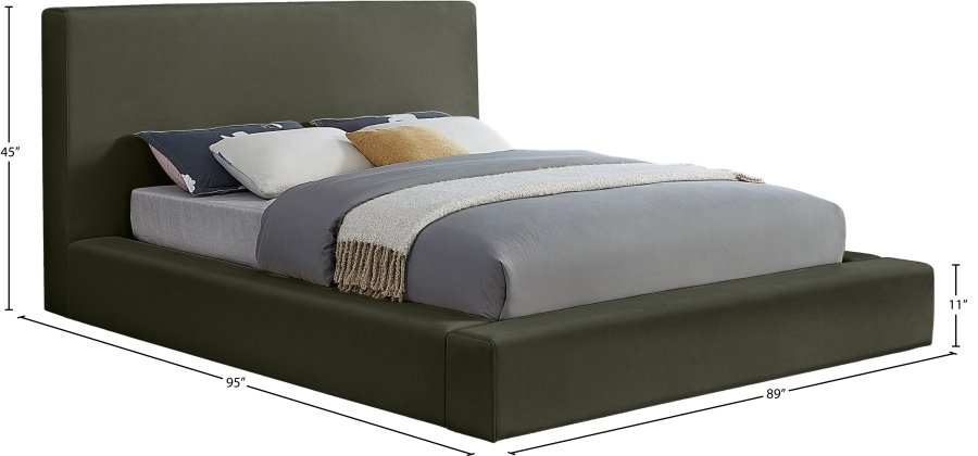 Dorian Velvet Upholstered Bed - Image 7