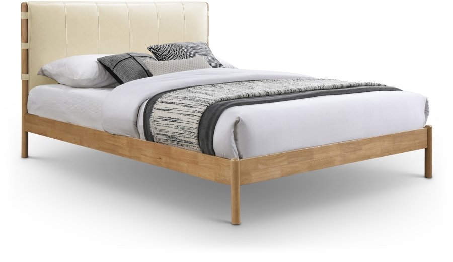 Asher Vegan Leather Upholstered Bed