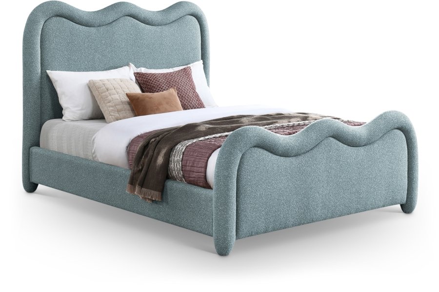Gavin Chenille Fabric Upholstered Bed