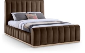 Amara Velvet Upholstered Bed