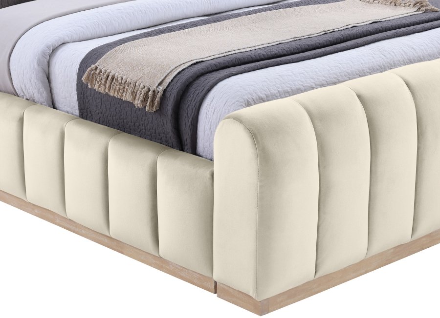 Amara Velvet Upholstered Bed - Image 6