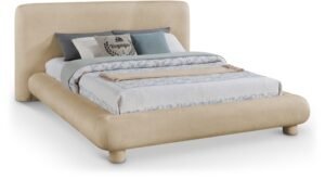 Blair Chenille Fabric Upholstered Bed