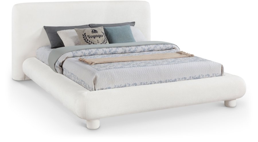 Blair Chenille Fabric Upholstered Bed