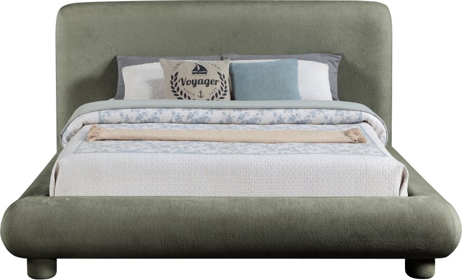 Blair Chenille Fabric Upholstered Bed - Image 3