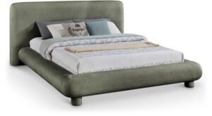 Blair Chenille Fabric Upholstered Bed