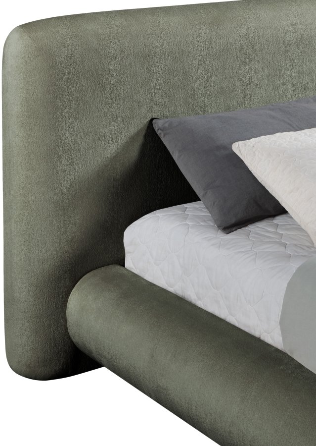 Blair Chenille Fabric Upholstered Bed - Image 7