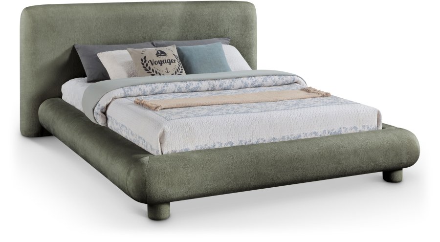 Blair Chenille Fabric Upholstered Bed