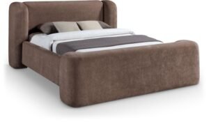 Modena Chenille Fabric Upholstered Bed