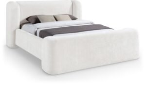 Modena Chenille Fabric Upholstered Bed