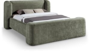 Modena Chenille Fabric Upholstered Bed
