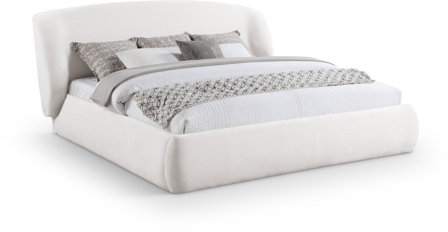 Sandro Chenille Fabric Upholstered Bed