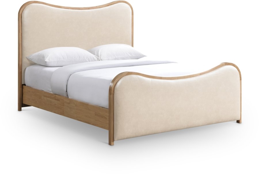 Arvada Vegan Leather Upholstered Bed