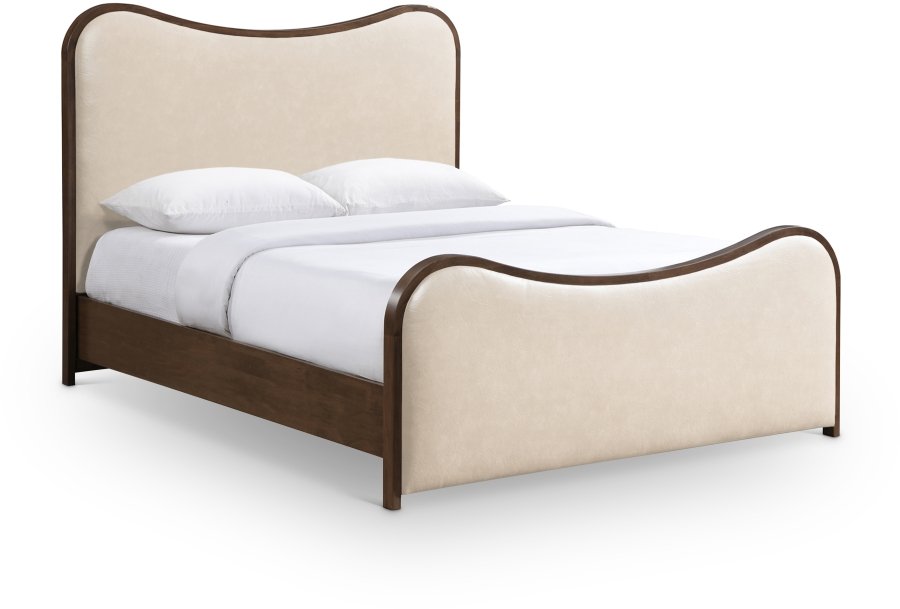 Arvada Vegan Leather Upholstered Bed