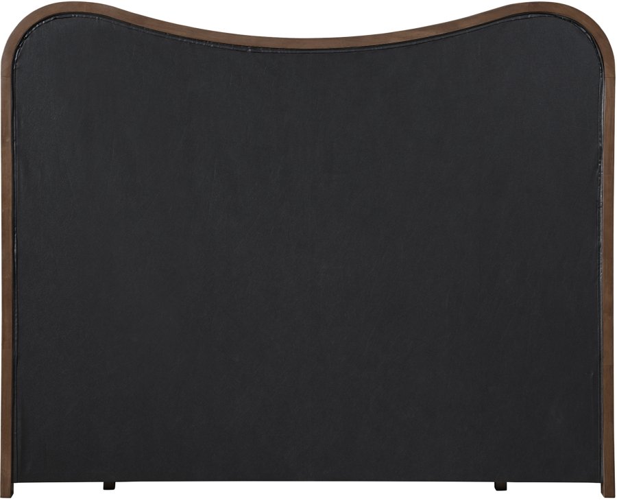 Arvada Linen Textured Fabric Upholstered Bed - Image 4