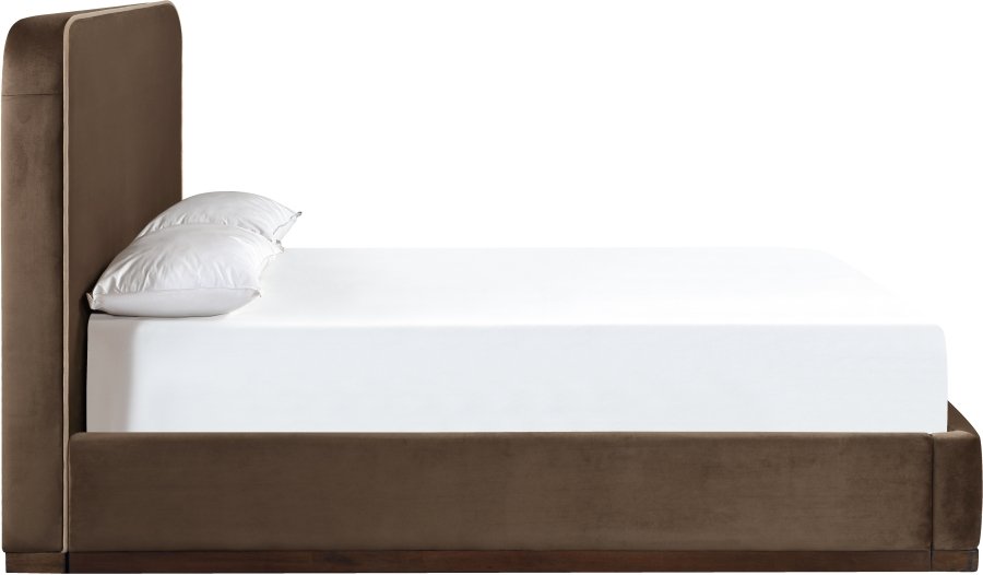 Rava Velvet Upholstered Bed - Image 3