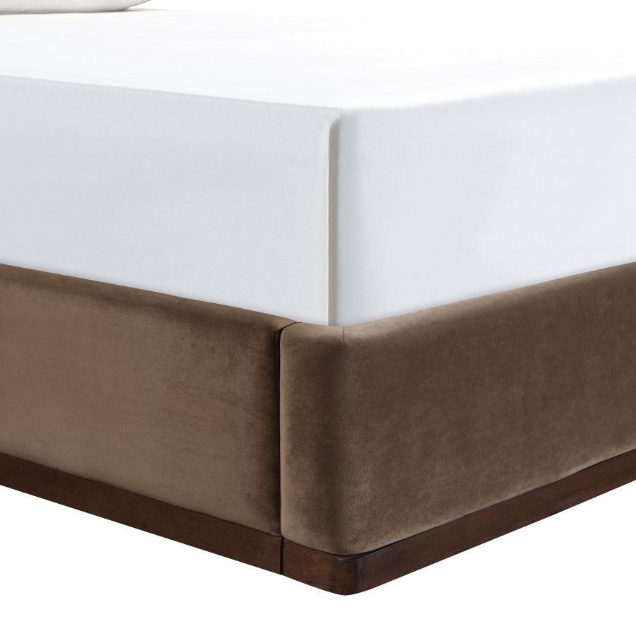 Rava Velvet Upholstered Bed - Image 5