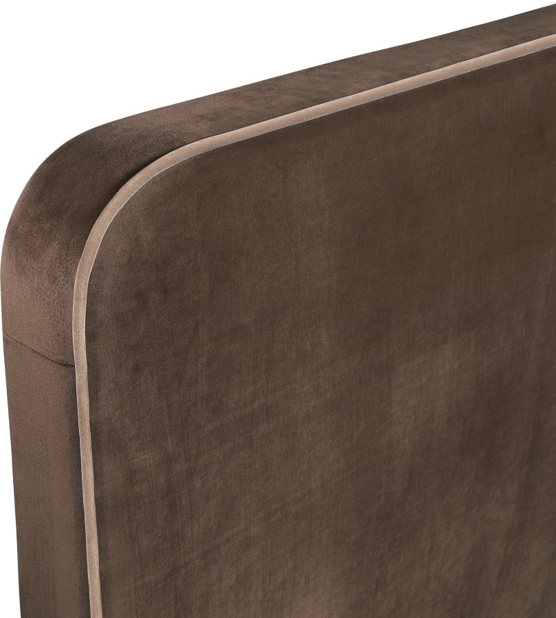 Rava Velvet Upholstered Bed - Image 7