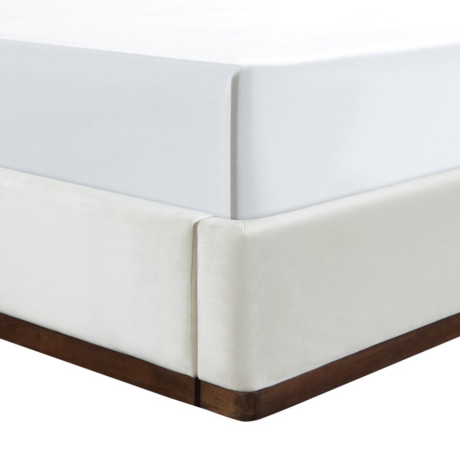 Rava Velvet Upholstered Bed - Image 5