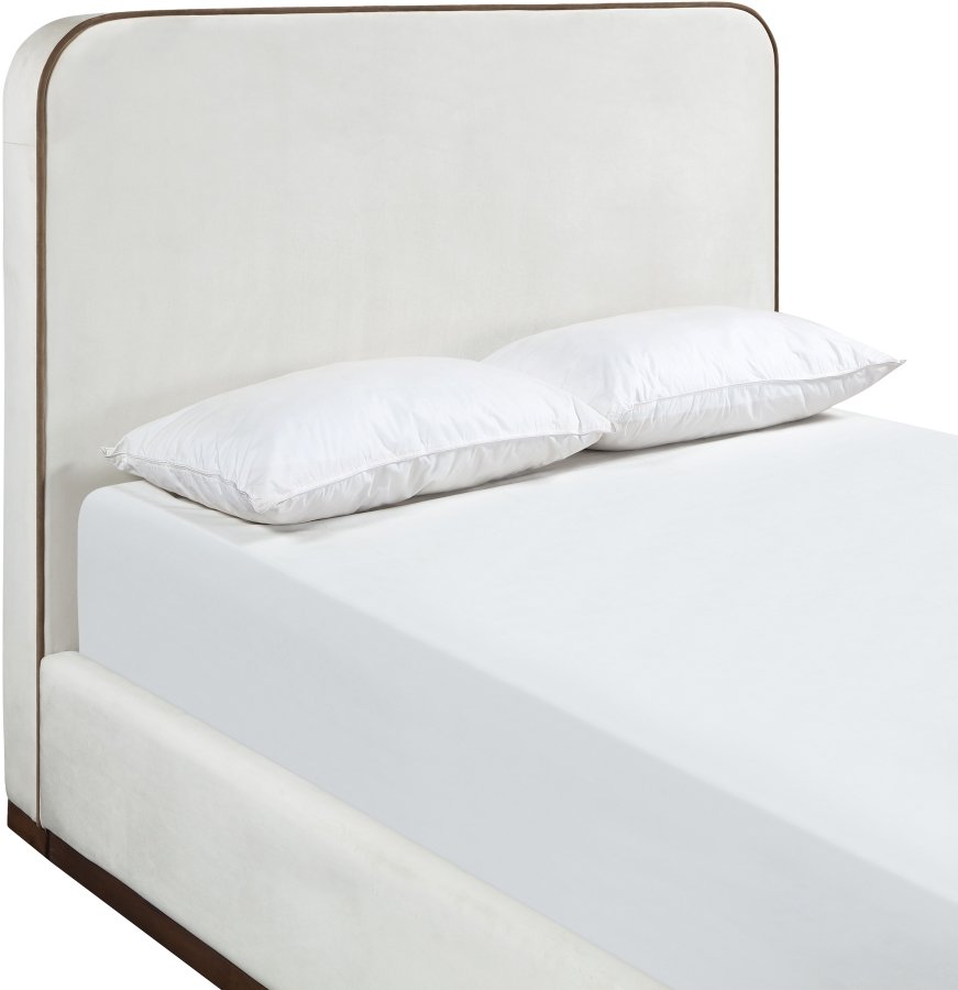 Rava Velvet Upholstered Bed - Image 6