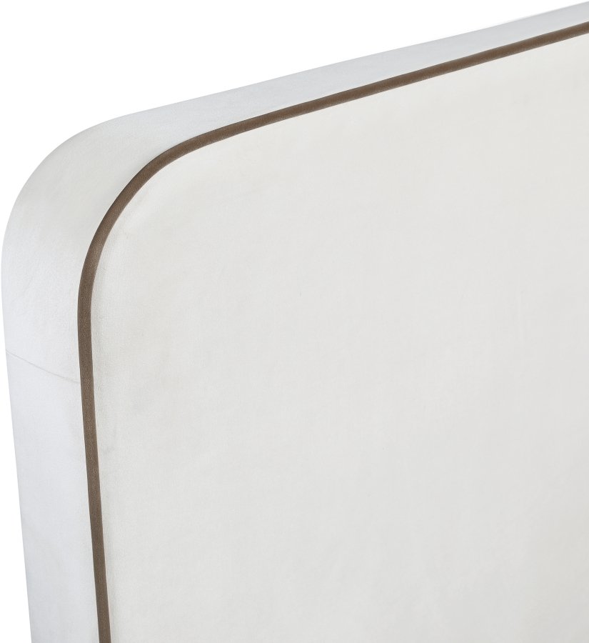 Rava Velvet Upholstered Bed - Image 7