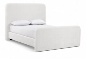 Fira Chenille Fabric Upholstered Bed