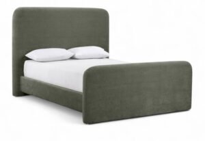 Fira Chenille Fabric Upholstered Bed