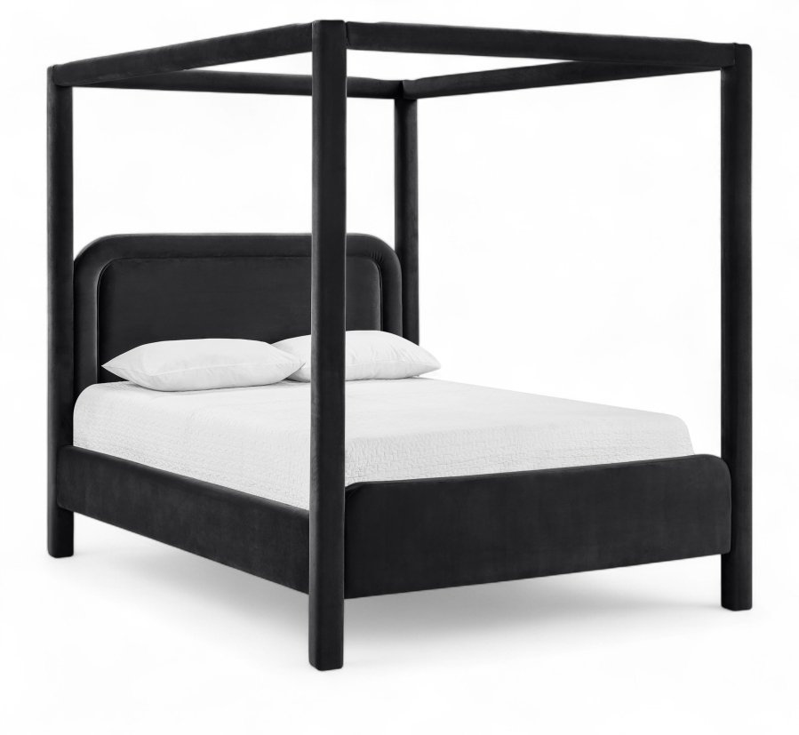 Salina Velvet Upholstered Bed