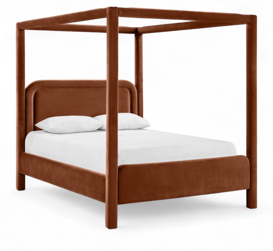 Salina Velvet Upholstered Bed