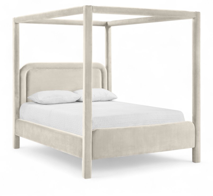 Salina Velvet Upholstered Bed