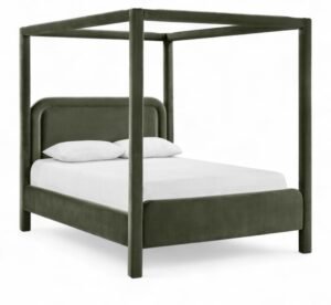 Salina Velvet Upholstered Bed