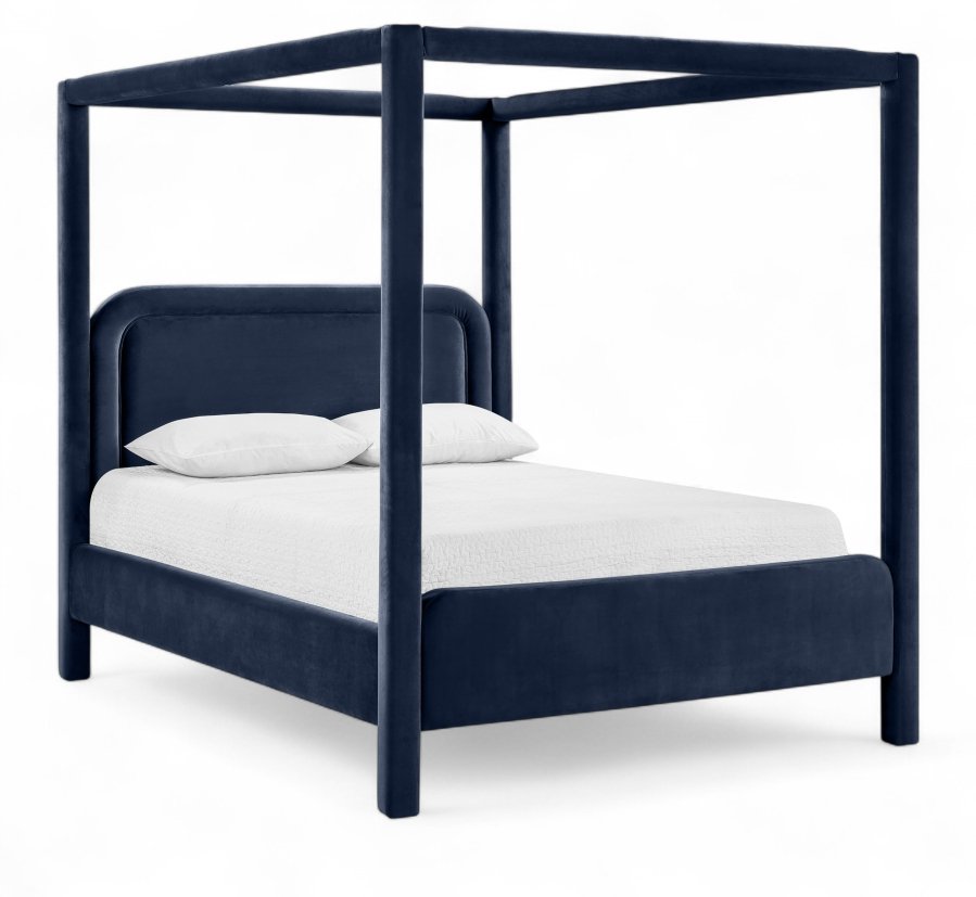 Salina Velvet Upholstered Bed