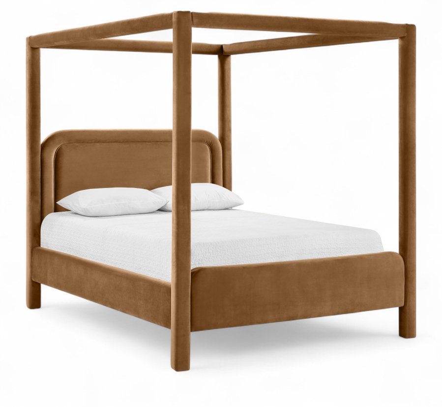 Salina Velvet Upholstered Bed