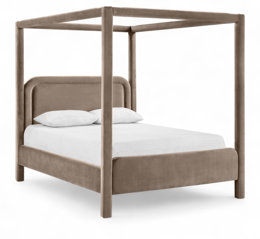 Salina Velvet Upholstered Bed