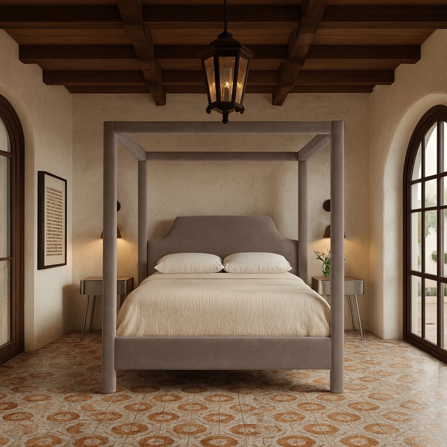 Dawson Velvet Upholstered Bed - Image 2