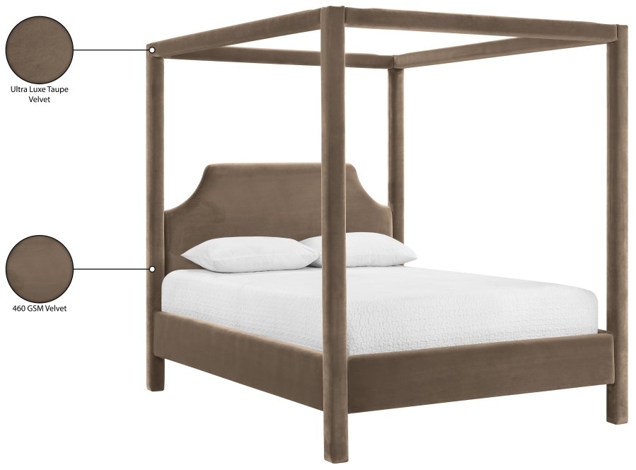 Dawson Velvet Upholstered Bed - Image 12