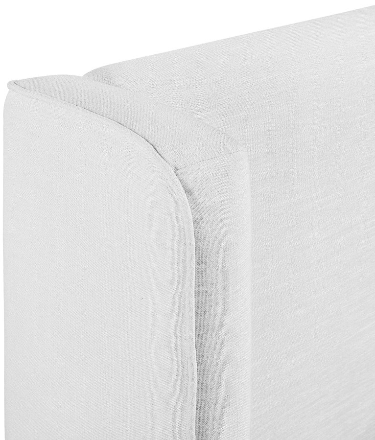 Kendall Linen Textured Fabric Upholstered Bed - Image 9